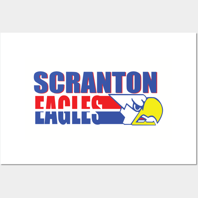 Scranton Eagles Football Wall Art by Tee Arcade